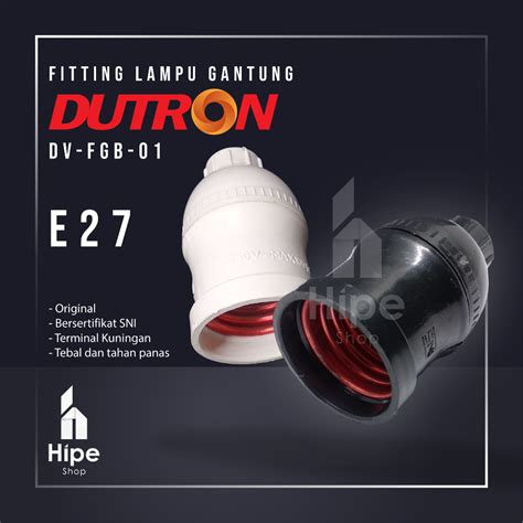 Jual Fitting Lampu Gantung Dutron Dv Fgb Fiting Gantung Lampu