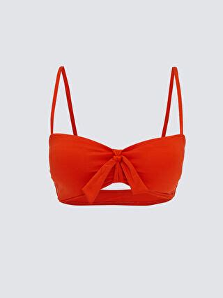 LC WAIKIKI Haut De Bikini Uni Pour Femmes Avec Coussin Cousu S3AE41Z8 JMY S3AE41Z8 JMY LC