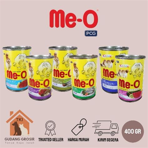 Jual Meo Kaleng Adult Kitten Gr Me O Makanan Kucing Basah Shopee