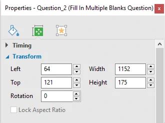 Working With Fill In Multiple Blanks Questions In Activepresenter