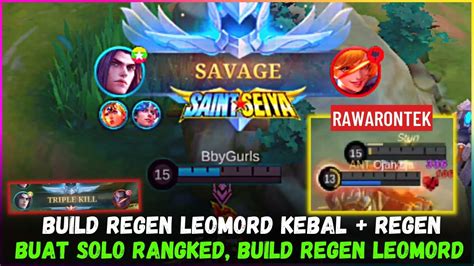 Nyoba Build Regen Leomord Nyawa Setetes Langsung Full Auto Savage