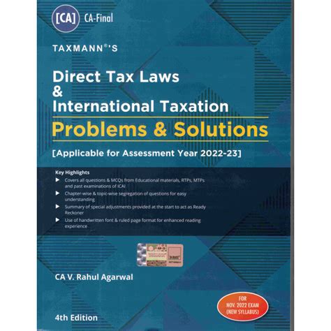 Direct Tax Laws And International Taxation