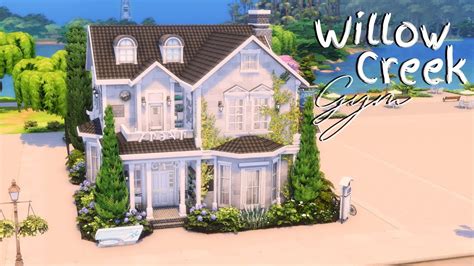 Willow Creek Gym The Sims Speed Build No Cc Youtube