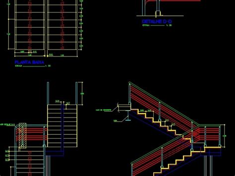 Concrete Stair Detail In L In Autocad Cad Library