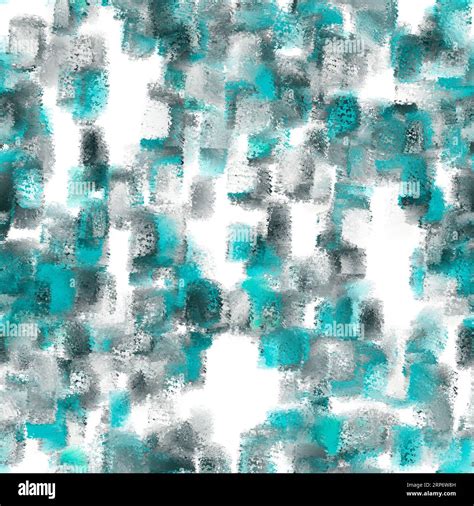 Blue And Grey Abstract Art Painting Big Vertical Brush Strokes On The White Background Wet