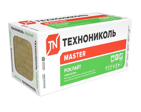 Утеплитель Технониколь Роклайт 1200х600х100 мм (уп/4плиты, 2,88м2/0 ...