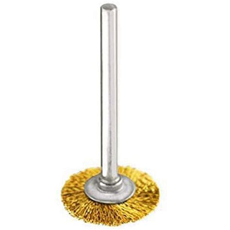 X Pi Ces Brosse M Tallique Roue Tasse Laiton Acier Fil Brosse