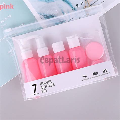 Jual Cl Empty Bottle Travel Toiletries Kit Set In Botol Kosmetik