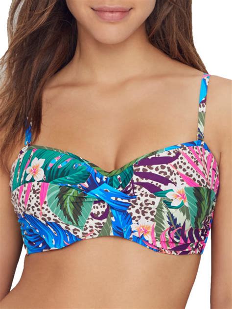 Sunsets Island Safari Iconic Twist Bandeau Bikini Top Shopstyle Two Piece Swimsuits