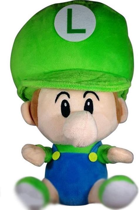 Pluche Mario Bros Baby Knuffel Luigi Cm Bol