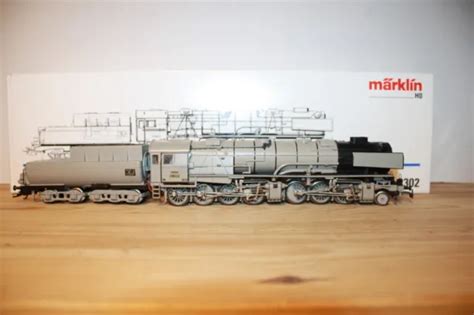 MÄRKLIN TYPE 3302 la locomotive à vapeur BR 53 0001 maillet gris noir