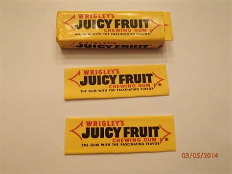 Vintage Juicy Fruit Gum