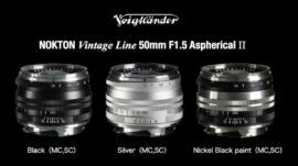 The New Voigtlander Nokton Vintage Line Mm F Aspherical Ii Vm