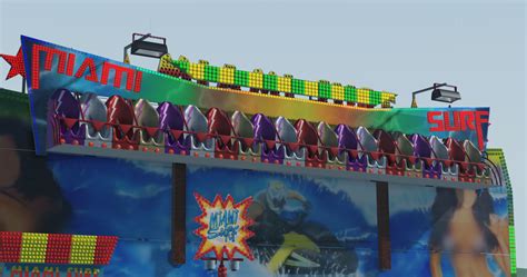 Miami Surf Funfair Ride Clearly Development