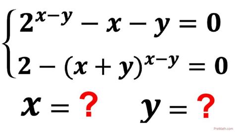 Olympiad Math Learn How To Solve The System Of Exponential Equations Math Olympiad Training