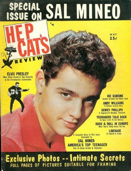 Sal Mineo Hep Cats Magazine May 1957 Cover Photo United States