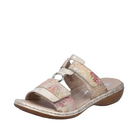 Rieker Sandal Til Dame I Beige Med Fine Farver Damkj R Sko