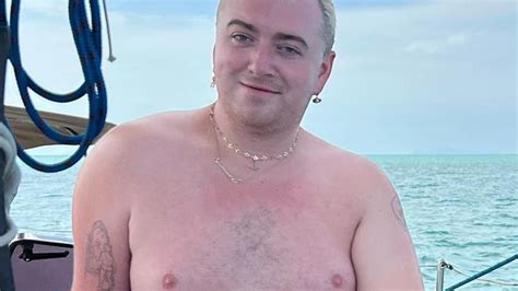 Uk Singer Sam Smith Praised For Photos In Tiny Bathing Suit On Yacht