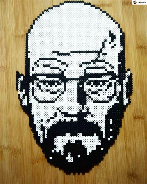 Beads Heisenberg Hama Breaking Bad Walter White Diy Perler Bead