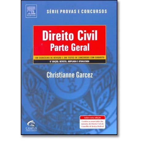 Livro Direito Civil Parte Geral Série Provas E Concursos Submarino