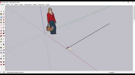 4 SKETCHUP PRO HERRAMIENTA LINEA CURSO Diseño de mueble en melamina