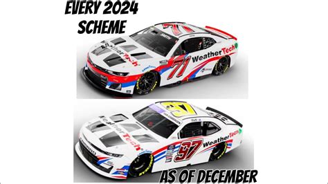 Every 2024 Nascar Scheme Reveals So Far YouTube