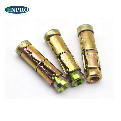 Yellow Zinc Plated 3 Pcs 4 Pcs Rawal Bolt Fix Bolt Shield Anchor EnPro