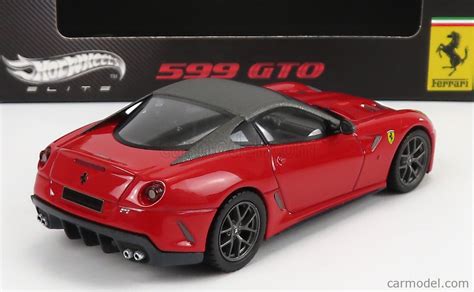 MATTEL HOT WHEELS T Scale FERRARI GTO RED MATT GREY MET