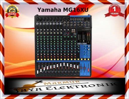 Jual Mixer Yamaha Mg Xu Original Dan Garansi Resmi Th Di Lapak Sumber