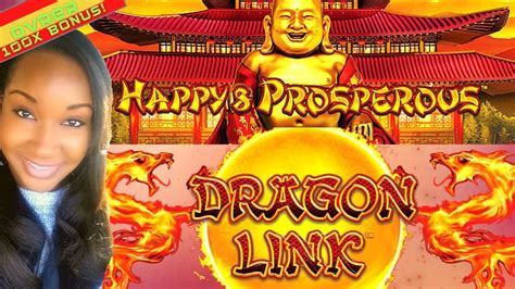 🎰💗 Spinning On Dragon Link Happy And Prosperous Over 100x Bonus Win