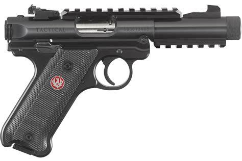 Ruger Mark Iv Tactical 22lr Rimfire Pistol With Threaded Barrel