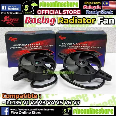 Api Racing Radiator Big Fan Inch Kipas Besar Coolant Lc