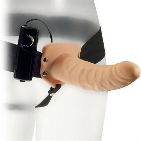 The Extender Plus Arnés Vibrador con Dildo Hueco Boutique Erótica