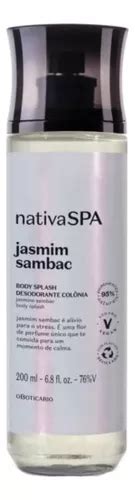 O Botic Rio Nativa Spa Jasmim Sambac Tradicional Body Splash Deo