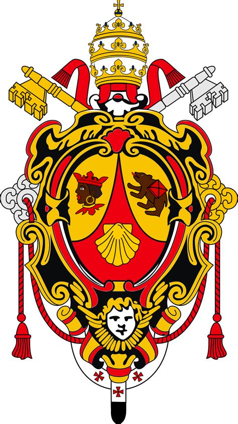 Open Pope Benedict Xvi Coat Of Arms Tiara Clipart Full Size Clipart