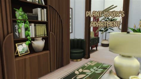 Plant Lover S Apartment Sims Cc Speed Build Youtube