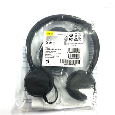 Jabra Evolve 20 UC Stereo Model HSC016 Noise Canceling USB Headset 4999