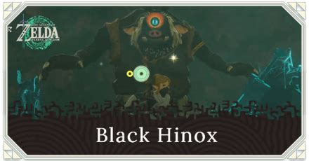 All Black Hinox Locations And How To Beat Zelda Tears Of The Kingdom