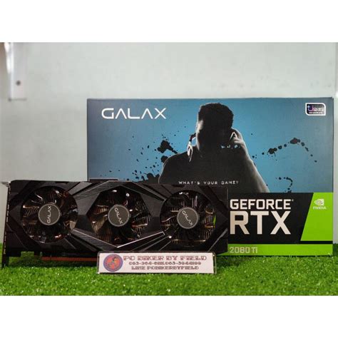 Galaxการ์ดจอrtx2080ti Sg 11gb สภาพดี มีประกัน ครบกล่อง Shopee Thailand