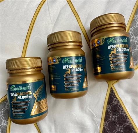 New Zealand Green Health Deer Placenta New Gold Formula With Premium Herbs For Extra Strength