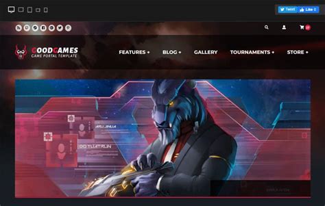 Best Free Gaming Website Templates For