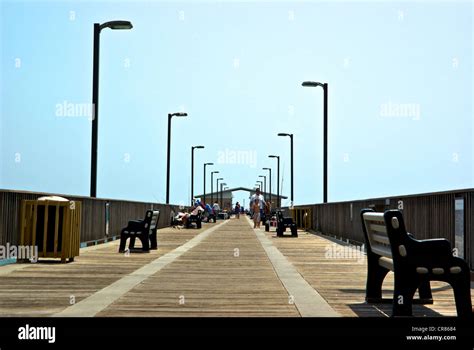 Gulf Shores Alabama State Park Sport Fishing Pier Stock Photo Alamy