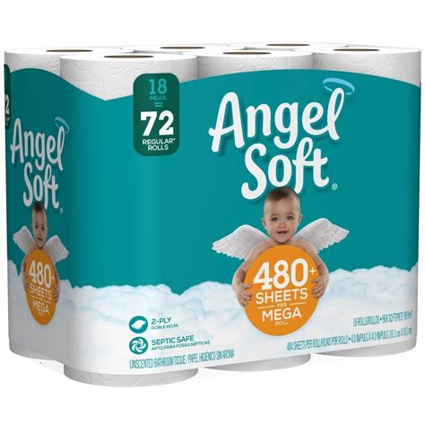 Angel Soft Mega Roll Bath Tissue 18 Ct Shipt