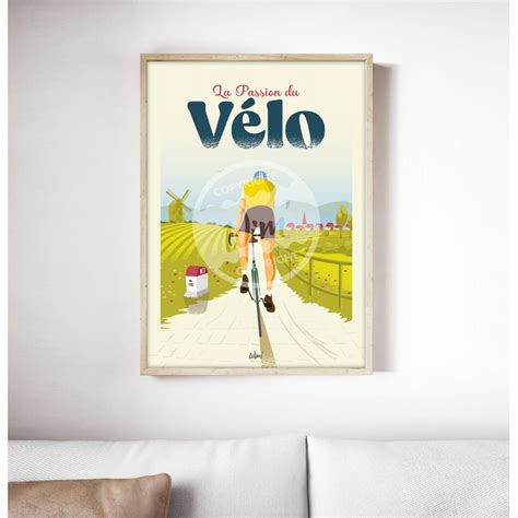 Affiche de décoration Vélo 50x70cm par Wim