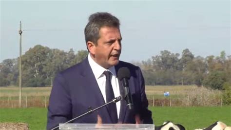 Sergio Massa anunció medidas para el sector agropecuario