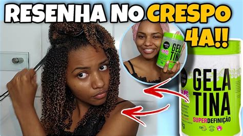 Chocada Gelatina Verde Salon Line Super Defini O Resenha Cabelo