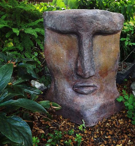 Hypertufa Cement Face Cement Garden Garden Art Hypertufa