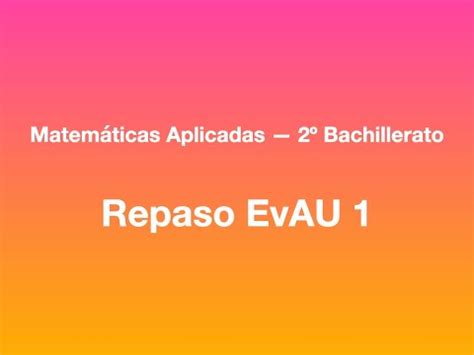 Descubre las claves de las Matemáticas Aplicadas a las Ciencias