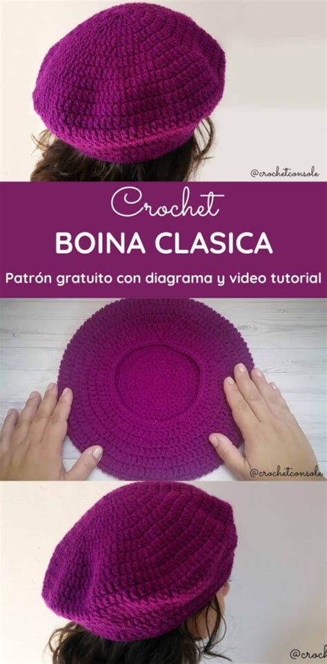 Boina B Sica A Crochet Crochet Con Sole