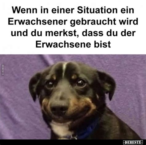 Wenn In Einer Situation Ein Erwachsener Gebraucht Wird Und Du Merkst